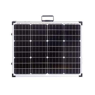 100W IP65 12v 7.64A 折りたたむ太陽光パネル キャンピング用の単一太陽光パネル