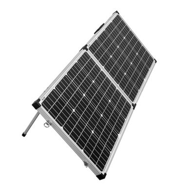 100W IP65 12v 7.64A 折りたたむ太陽光パネル キャンピング用の単一太陽光パネル