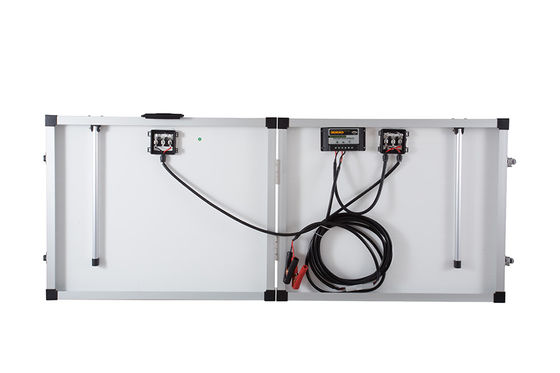100W IP65 12v 7.64A 折りたたむ太陽光パネル キャンピング用の単一太陽光パネル