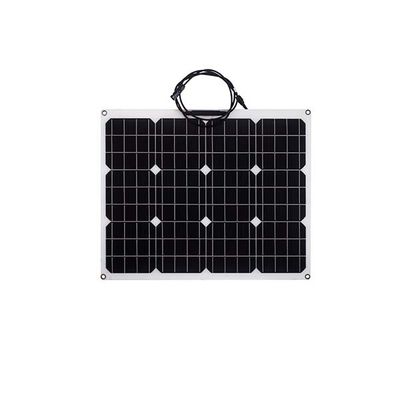 50w 半柔軟な太陽光パネル 高強度 折りたたむ太陽光パネル