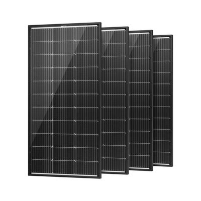 400ワットパネル 太陽光 二面型単結晶太陽電池 黒いフレーム