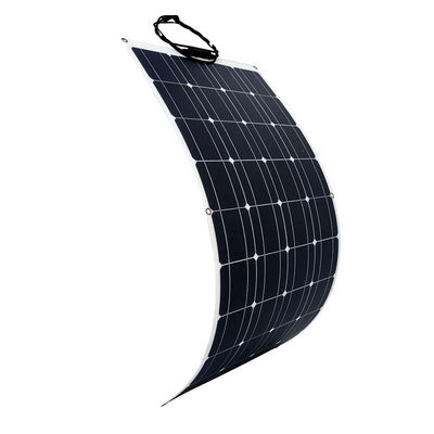 軽量で安装しやすい 100w 12v カーボートのための半柔軟な太陽光パネル