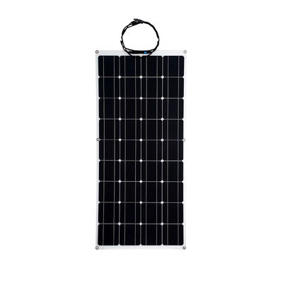 軽量で安装しやすい 100w 12v カーボートのための半柔軟な太陽光パネル