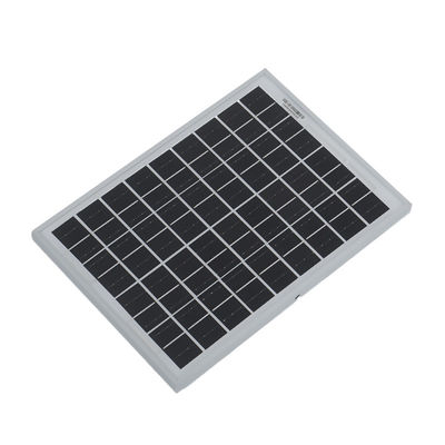 小型のデバイスと12V電池を充電するためのコンパクトで軽量な10W単一太陽光パネル