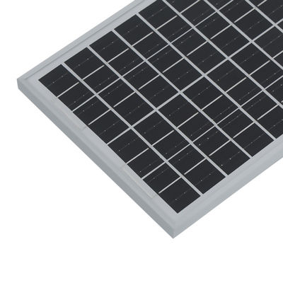 小型のデバイスと12V電池を充電するためのコンパクトで軽量な10W単一太陽光パネル